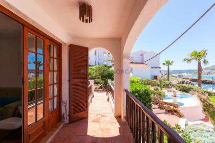 Charming sea view apartment in Playas de Fornells.